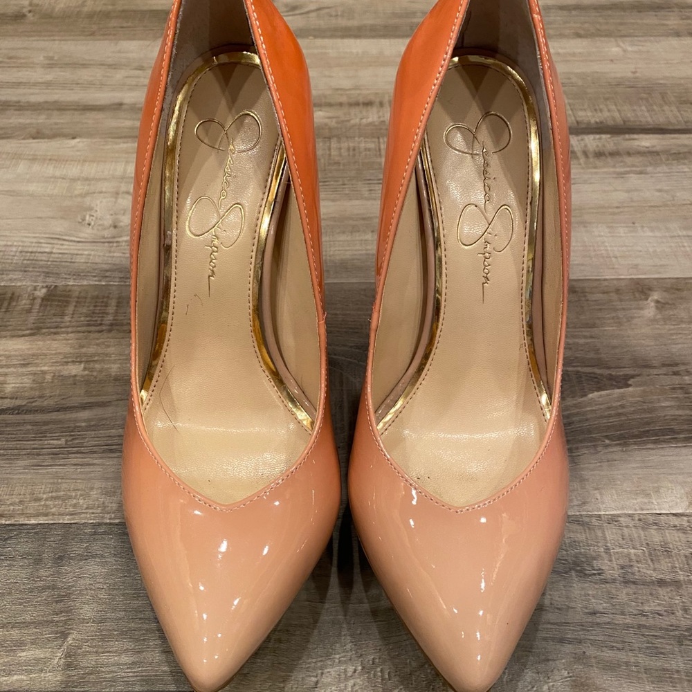 Jessica Simpson Coral Ombré Pumps